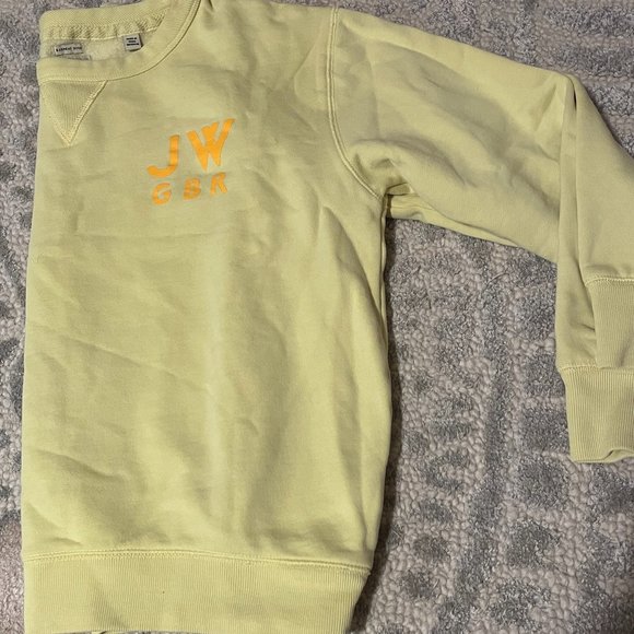 Jack Wills Yellow Crewneck Sweatshirt - Picture 1 of 3